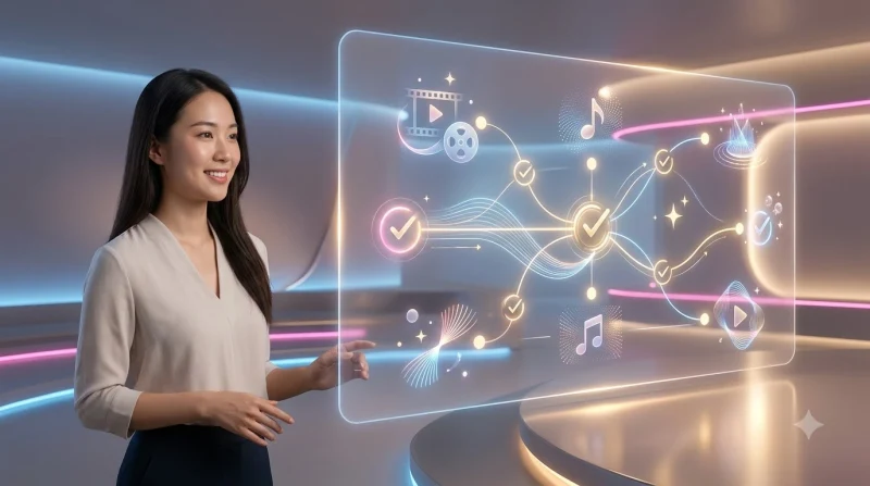 Hệ sinh thái kỹ thuật số minh họa nền tảng giải trí trực tuyến hàng đầu